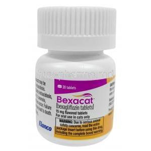 Bexacat, Bexagliflozin 15 mg, Elanco GmbH, Bottle front view