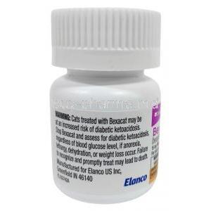 Bexacat, Bexagliflozin 15 mg, Elanco GmbH, Bottle information, Manufacturer