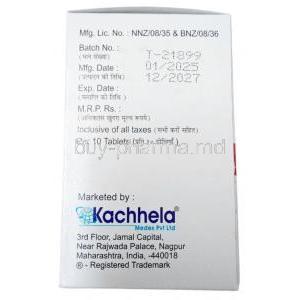 Wormentel 150, Fenbendazole 150 mg, Kachhela Medex, Box information