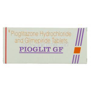 Pioglit GF, Pioglitazone/ Glimepiride  box