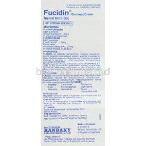 Fucidin, Fusidic Acid Cream information sheet