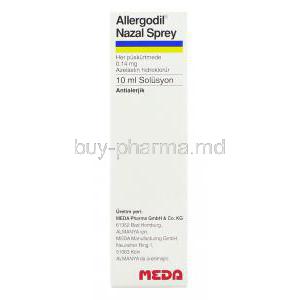 Allergodil Azelastine 140 mcg Nasal Spray Meda