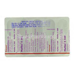 Mofilet, Generic Cellmune, Mycophenolate 360 mg packaging