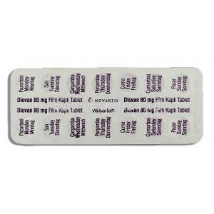 Valsartan 80 mg packaging