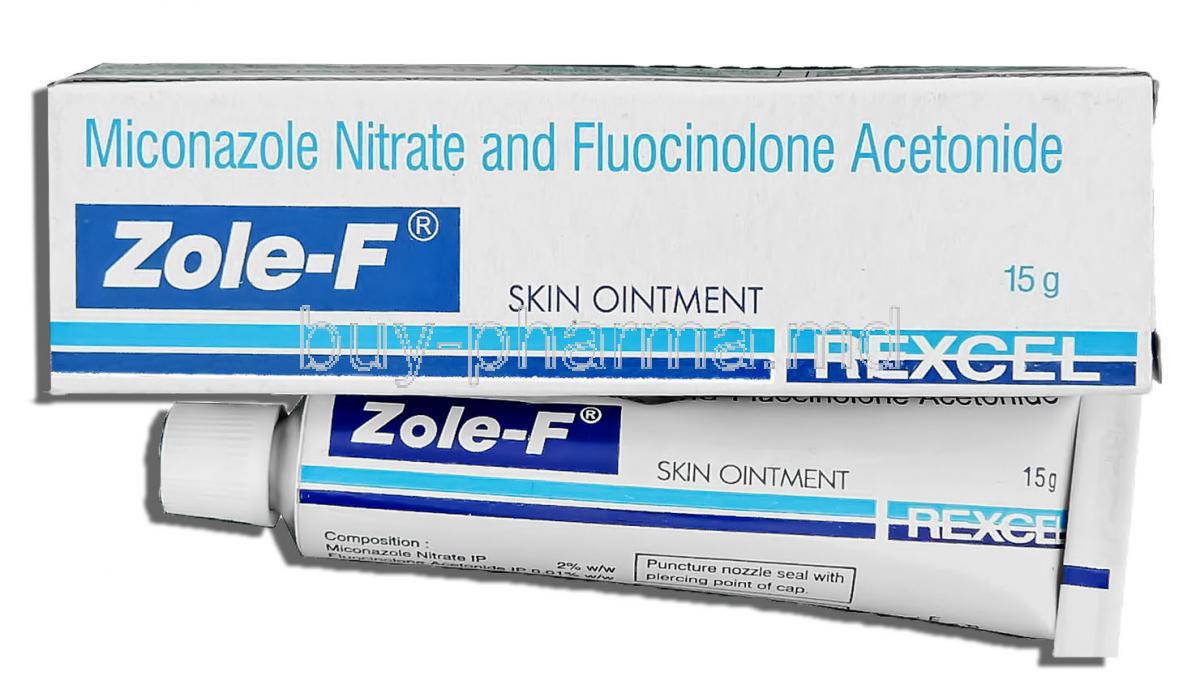 购买硝酸咪康唑/氟喹诺酮 软膏 ( Zole-f （miconazole Nitrate/ Fluocinolone Acetonide