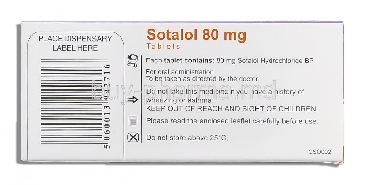 Buy Sotalol, Sotalol ( Betapace ) Online