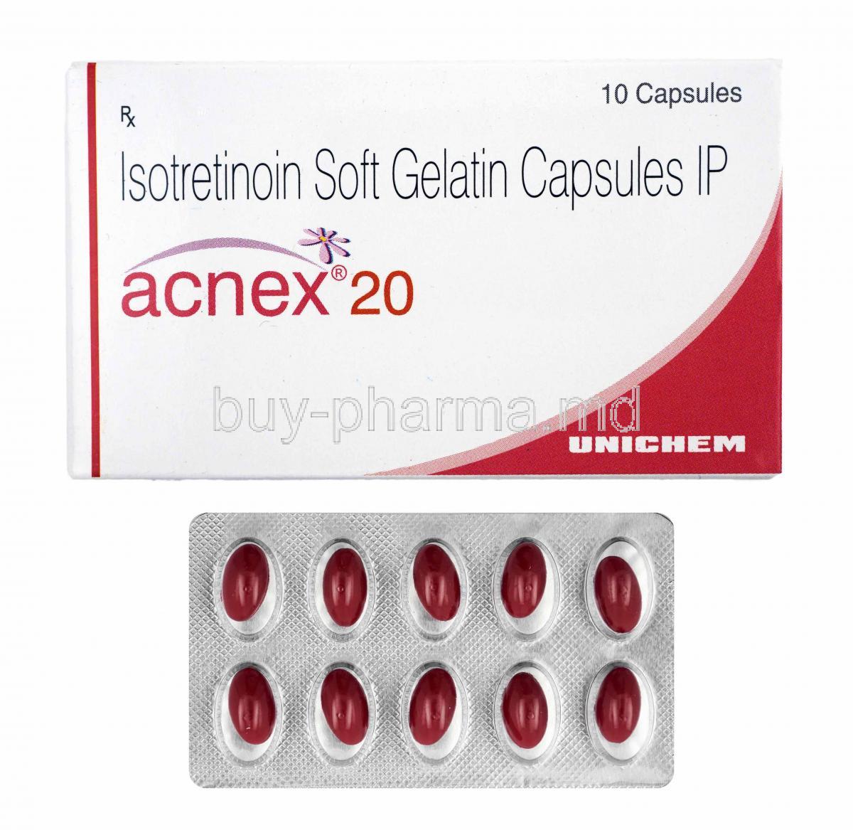 购买异维a酸胶囊 Acnex Isotretinoin Online Buy Pharma Md