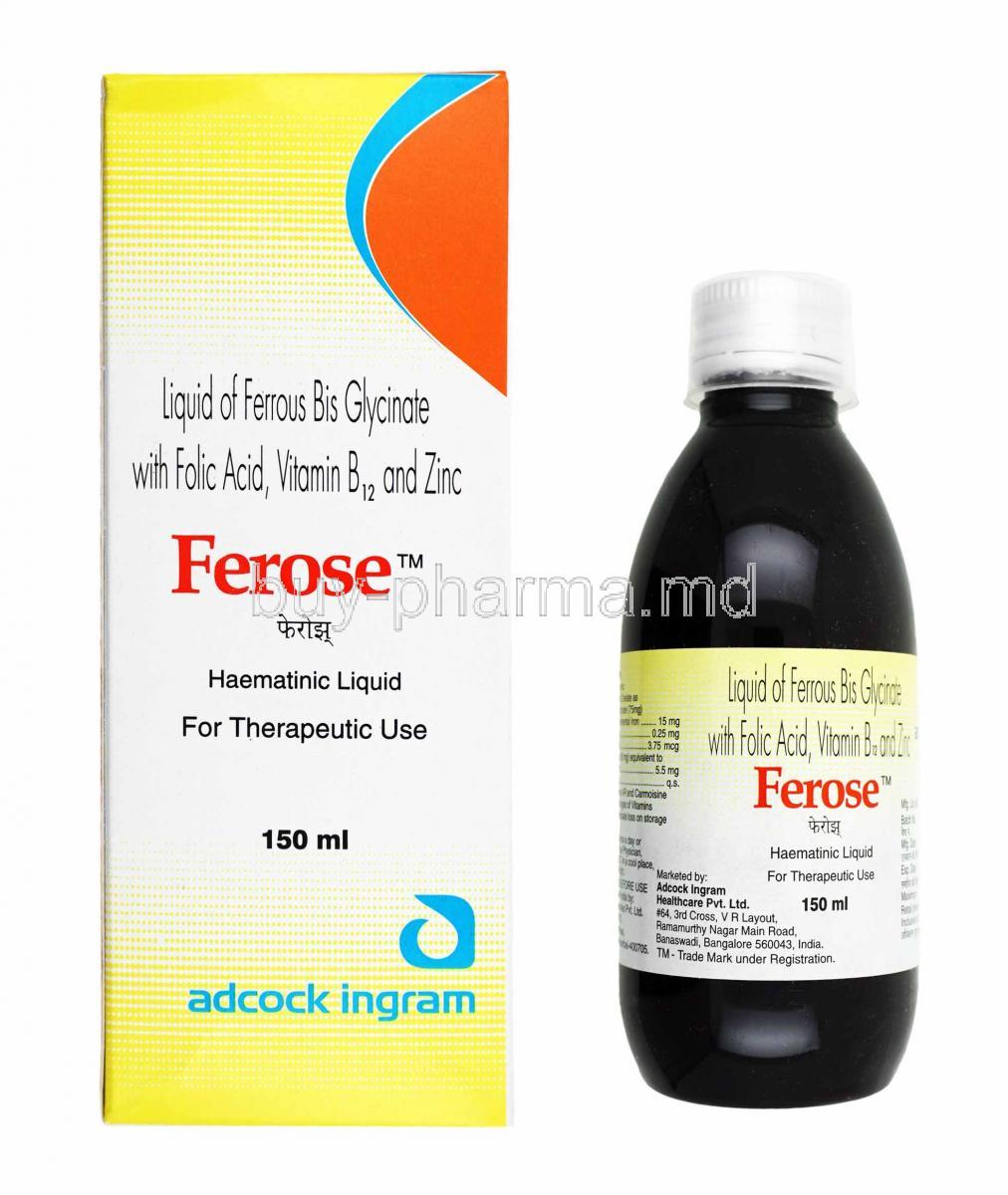 Ferose Syrup 150ml - Buy Medicines online at Best Price from